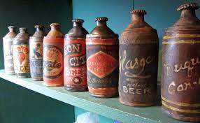 Liz Crain's rusted oil containers--in ceramic.