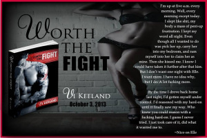 Worth the Fight excerpt pic - Nico on Elle