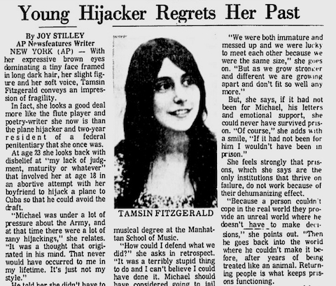 Tamsin Fitzgerald Hijacker