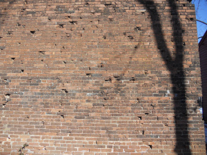The Carter House, Franklin, Tennessee. Hundreds of bullet holes are still visible.
