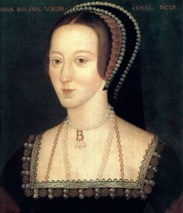 Ann Bolyn, who lost her head at the king's whim. She haunts many a English palace, but only her home of Hever at Yuletide.