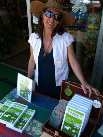 Hawking my wares—a great way to spend a day outdoors