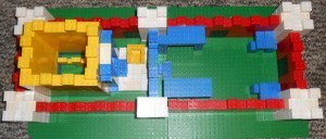 An arial view of Herod's temple by D, M, and C Rossini. Photo by D.