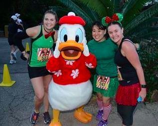 At the Jingle Jungle 5K, 2012.