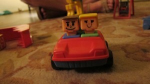 The block heads. They're not known for their common sense, but they're very neat guests.