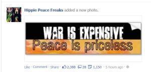 hippie peace