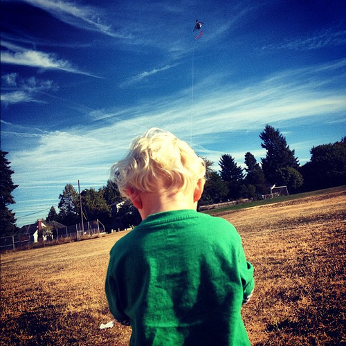 Kite flying. First time!