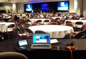 The Twitter Command Center for live-tweet coverage of IDPF's Digital Book 2013 | Photo: Porter Anderson