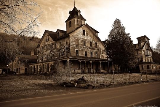 This most likely used to be a hotel. The image was taken upstate New York, around Hunter Mountain. http://highaperture.com