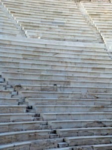 Seating at the Ouroboros University Amphitheater