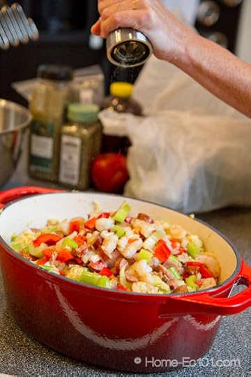 Andouille Sausage and Shrimp Dressing