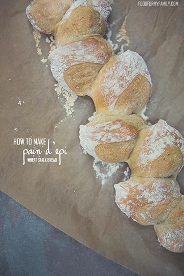 How to Make Pain d'Epi {Wheat Stalk Bread} #recipe via FoodforMyFamily.com #breadin5