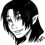 Koji sketch by Terri Delgado