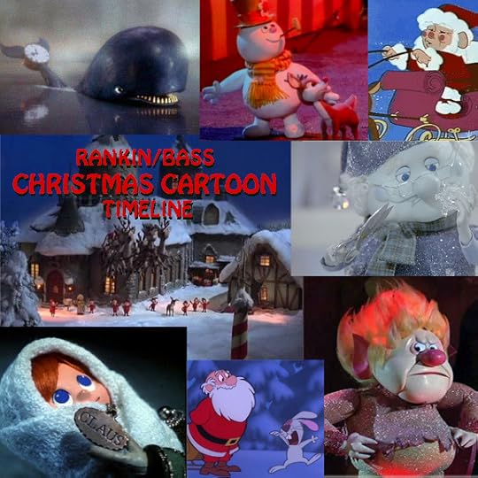 Christmas Cartoon Collage