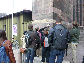 Jeremy playing tour guide