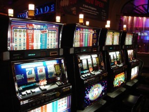 picture of slot machines on a casino floor