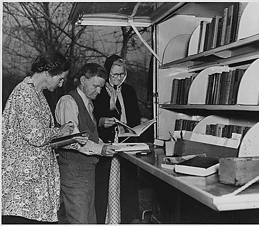 WPA Library Bookmobile 195912