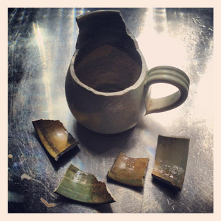 poor mug Farewell my old friend