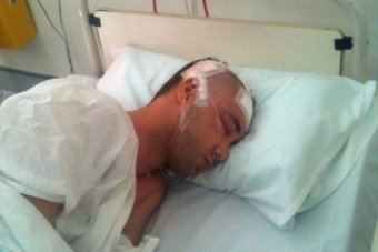 Simon Cramp recovering in hospital after bashing in Sydney CBD