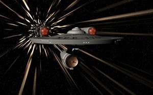 Enterprise at warp speed 1440x900