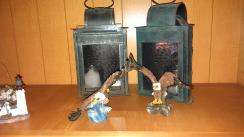 Lenore's eagles and lanterns