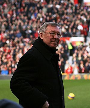 Alex Ferguson, manager of Manchester United F.C.