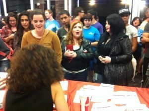 Book table after event in southern California