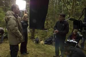 Director Will Waring gives the troops their marching orders. (photo @MGM Television)