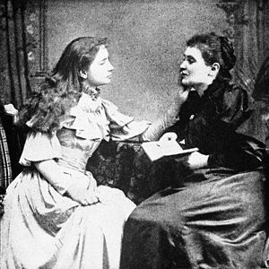 Helen Keller and her teacher