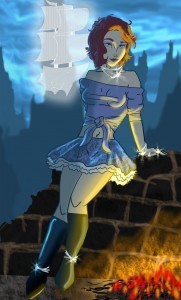Fan Art of Kassa Daggersharp, by anddarkness on LJ