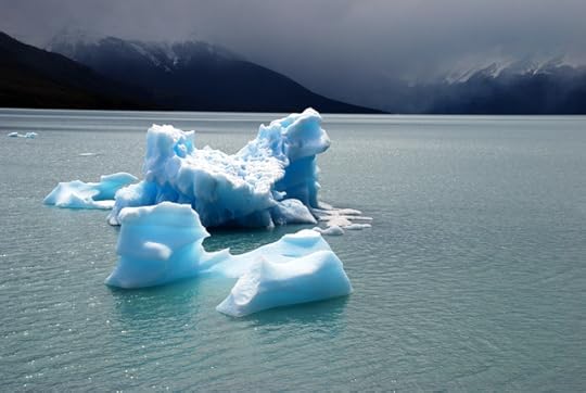 Calved icebergs, Lago Argentino, El Calafate, Patagonia, Argentina