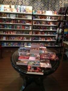 Melbourne_RendezVous Romance Bookstore_Book Table_March_11_2013