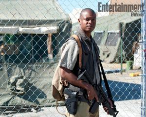 Lawrence Gilliard, Jr. actor. Season 4, The Walking Dead.