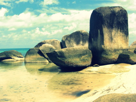 Belitung, Sumatra beach