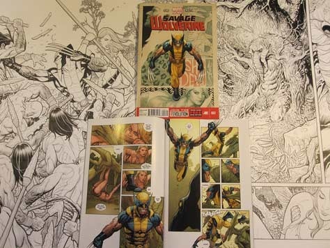  Savage Wolverine art by FRANK CHO