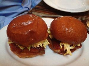 Pork belly sliders