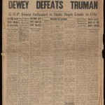 The famed mistaken headline from the Presidential election of 1948