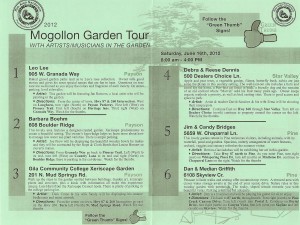 Mogollon Garden Tour in Payson, Star Valley and Pine Arizona