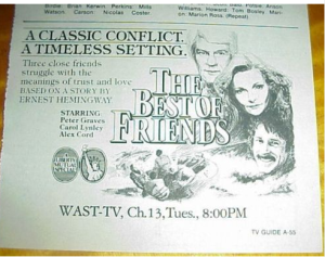 Alex Cord the best of friends