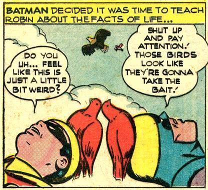 Even a billionaire crime fighter and his attractive ward sometimes find it hard to get dates on a Friday night.