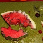 How to make watermelon cutouts