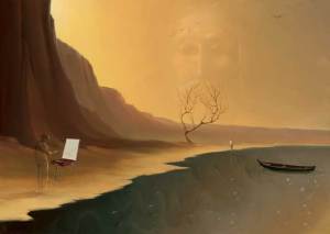 VICTOR BREGEDA - Past, Present, and Future - 20 x 28 inches Giclee on Canvas