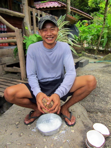 Coconut grater on Koh Phangan