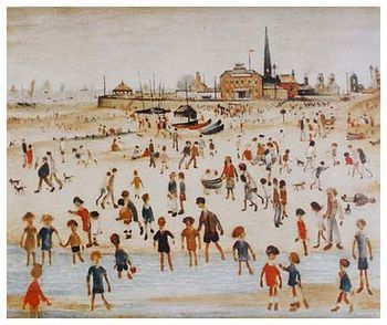 Lowry at the seaside 1946