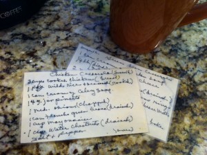 spiritual legacy, grandmother's recipes