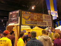 Hebrew beer stand at Great American Beer Festival in Denver, CO, on October 12, 2013