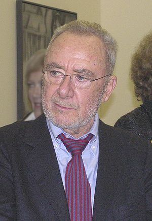 Deutsch: Gerhard Richter auf der Eröffnung der...