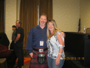 Author and Scottish extraordinaire EA Channon