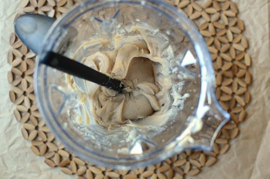 chestnut butter in the blender