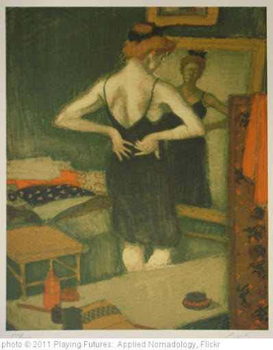 '[ L ] Malcolm Liepke - Woman in the mirror (1989)' photo (c) 2011, Playing Futures: Applied Nomadology - license: http://creativecommons.org/licenses/by/2.0/